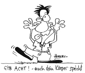 Illustration Körpersprache: Michael Niedermair